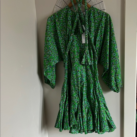 RHODE Ella Dress Turquoise Ditsy Floral - Picture 2 of 7